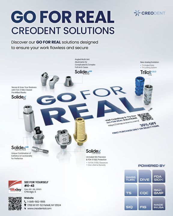 creodentNY's tweet photo. Let’s Go For Real! Our dental solutions like abutments, screws, and implants meet the highest quality and safety standards. FDA 510(k) cleared and made in the USA, we guarantee precision and excellence in every product.
#Creodent #GoForReal https://t.co/a9xyA8dde2