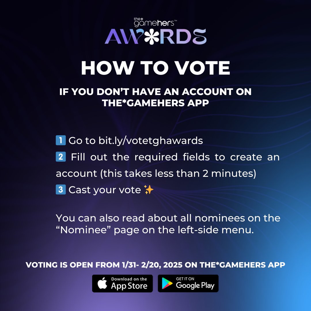 I got nominated for a <a href="/thegamehers/">the*gamehers</a> Community Champions award and I’m blown away. Thank you so much for the completely unexpected honor.😳

If you have a moment, I sure would appreciate it if you went and voted for the folks you feel deserve the awards!

#tghawards25