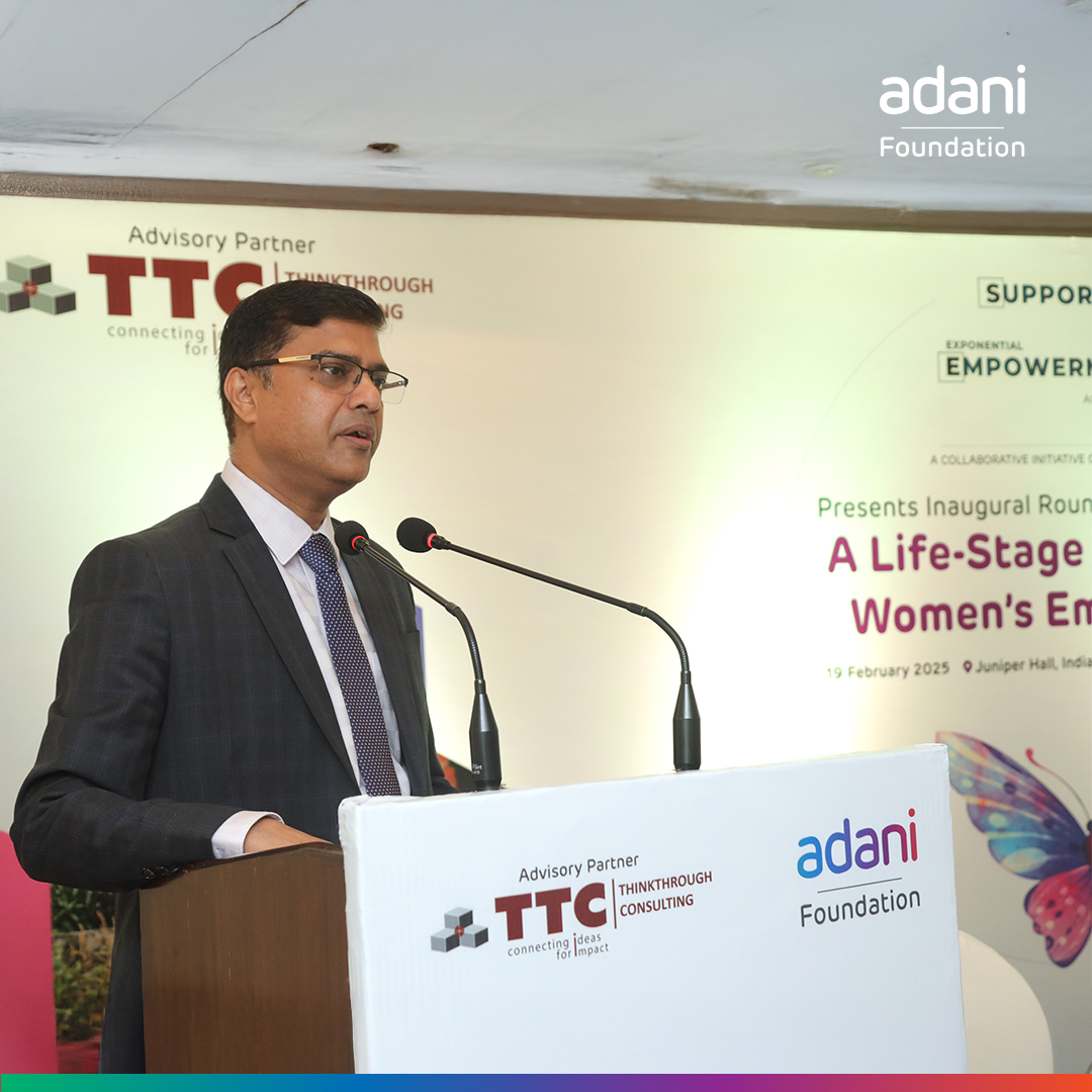 AdaniFoundation's tweet photo. The #AdaniFoundation unveiled its transformative 'Butterfly Effect' - S.H.E (Supporting Her Exponential Empowerment) Framework in New Delhi today. This framework is a transformative approach tailored to address the evolving needs of women throughout their lives. https://t.co/0UTOxvwCEA