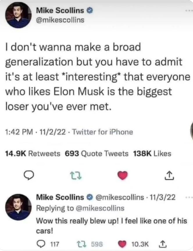 Evergreen tweet <a href="/mikescollins/">Mike Scollins</a>