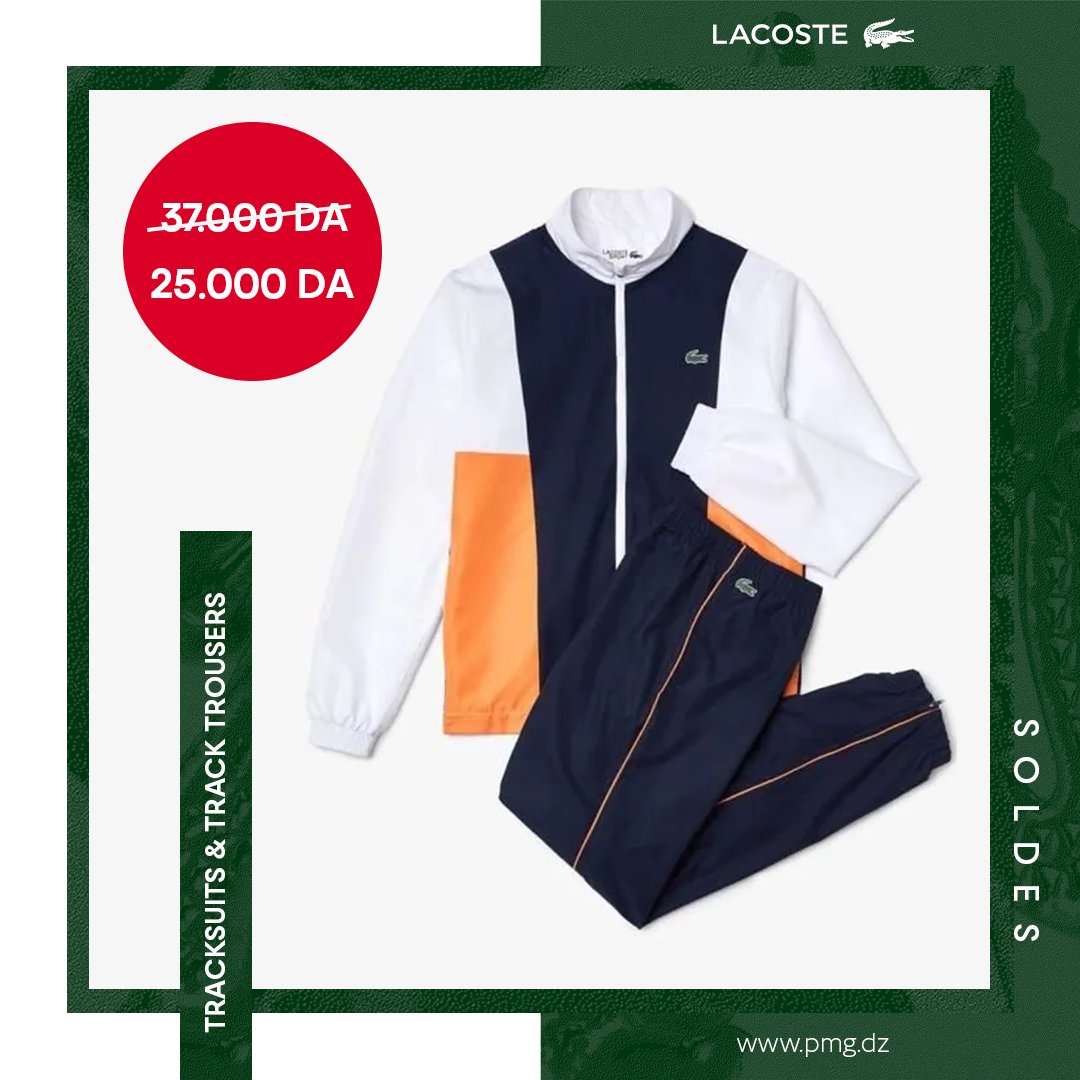 PlayModeGroup's tweet image. 🛍️ تخفيضات لاكوست 🐊

استمتعوا بتخفيضات حصرية على مجموعة مختارة من منتجات لاكوست، متوفرة الآن على الموقع الإلكتروني!

🛒 اطلبوا الآن عبر 👉 pmg.dz/boutique/?swoo…
🚚 توصيل إلى جميع ولايات الجزائر!