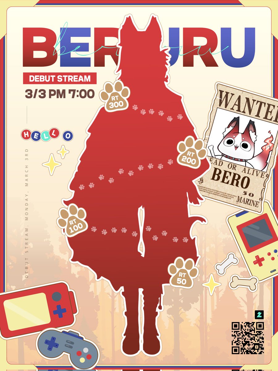 지옥에서 올라온 파수꾼 🐺 베르르 등장! 크릉

3월3일 7pm 치지직에서 데뷔합니다! 👏
많은 관심 부탁드립니다🫡
m.chzzk.naver.com/ee8c9851ce4028…

RT Event
🐾100rt당 싸이버거 1명 추첨
🐾데뷔방송에서 싸이버거 10명 추첨

#RT #RT이벤트 #버튜버_데뷔 #Vtuber