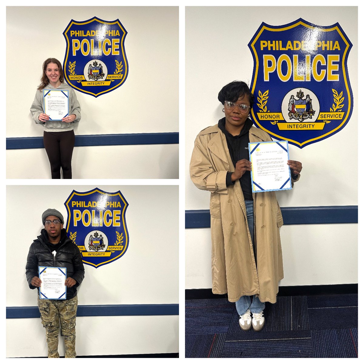 PPDRecruiting's tweet image. These citizens have accepted the challenge of contributing to a safer Philadelphia. Congratulations to them! Their training will commence in a few weeks, and they eagerly anticipate being part of the Eagles Parade in February 2026! @PPDVJohnson