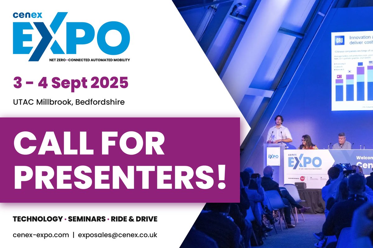 📢 CALL FOR PRESENTERS 📢 

The seminar themes have been announced for #cenexexpo2025 and the expression of interest (EOI) programme for presenters is now open. To find out more details and to submit your EOI, visit: cenex-expo.com/2025-seminar-t…