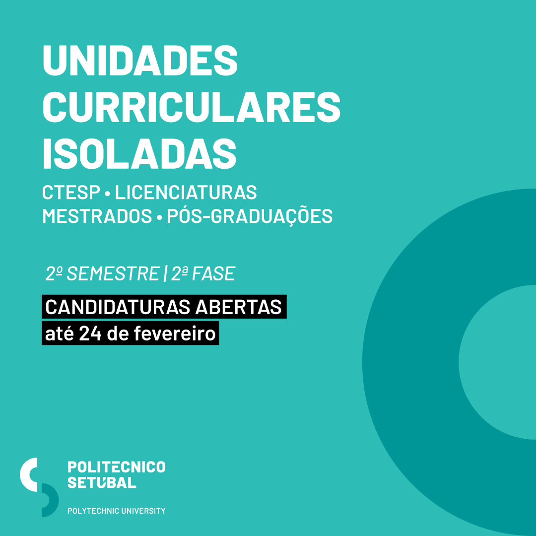 IPSsetubal's tweet image. 📢 Candidaturas abertas para a 2ª fase das Unidades Curriculares Isoladas (UCI) – 2º semestre!

📌Descobre quais as UCI disponíveis para curso e escola. 

🌐 Sabe mais em: x.gd/1SOkP
👉 Candidata-te até 24 de fevereiro, em x.gd/ztSbh

#Estudar