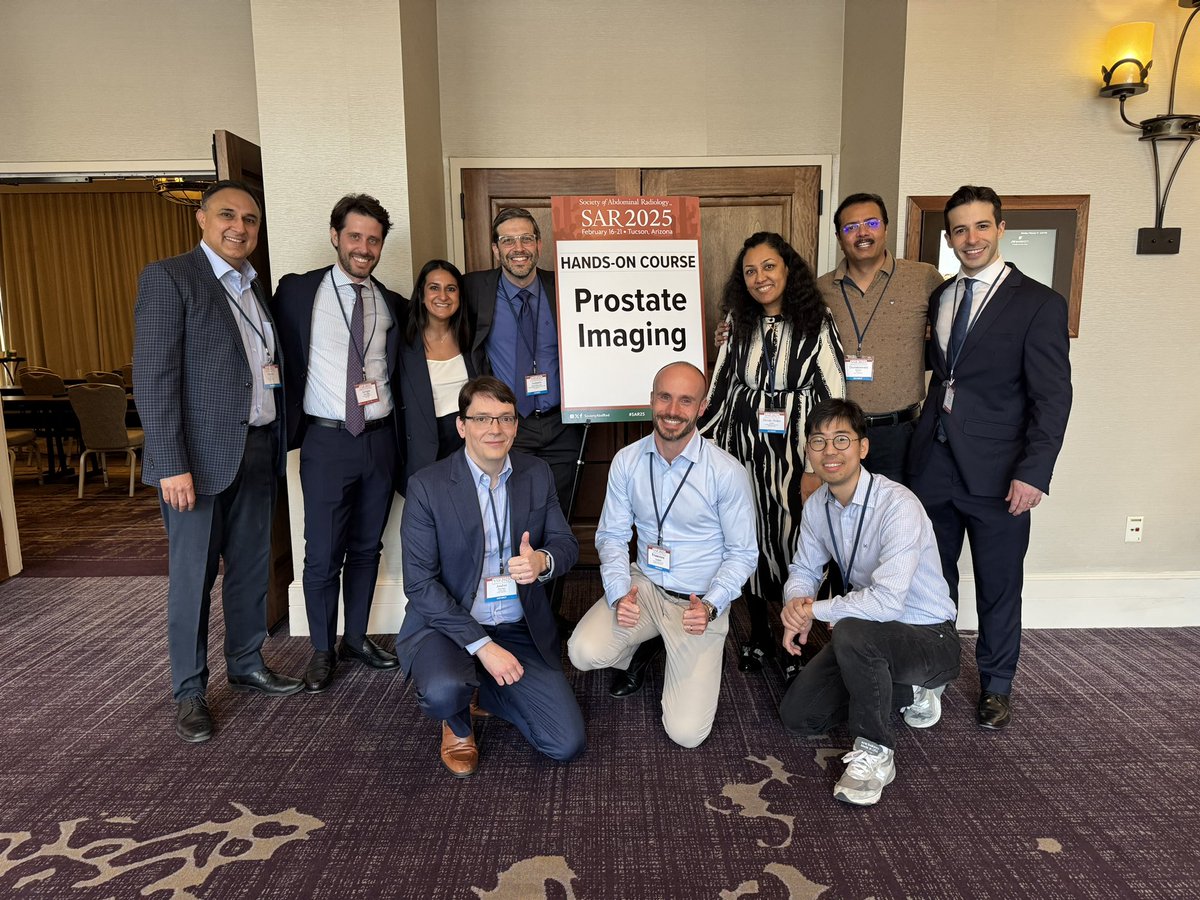 Sonia Gaur, MD (she/her) (@soniagaurmd) on Twitter photo Love this pic of the prostate hands on course team at #SAR25 !! Huge thanks to <a href="/SAR_ProstateDFP/">SAR Prostate DFP</a> and <a href="/Purysko/">Andrei Purysko</a> <a href="/lkayat/">Leonardo Kayat Bit..</a> for their leadership. Love this pic of the prostate hands on course team at #SAR25 !! Huge thanks to <a href="/SAR_ProstateDFP/">SAR Prostate DFP</a> and <a href="/Purysko/">Andrei Purysko</a> <a href="/lkayat/">Leonardo Kayat Bit..</a> for their leadership.