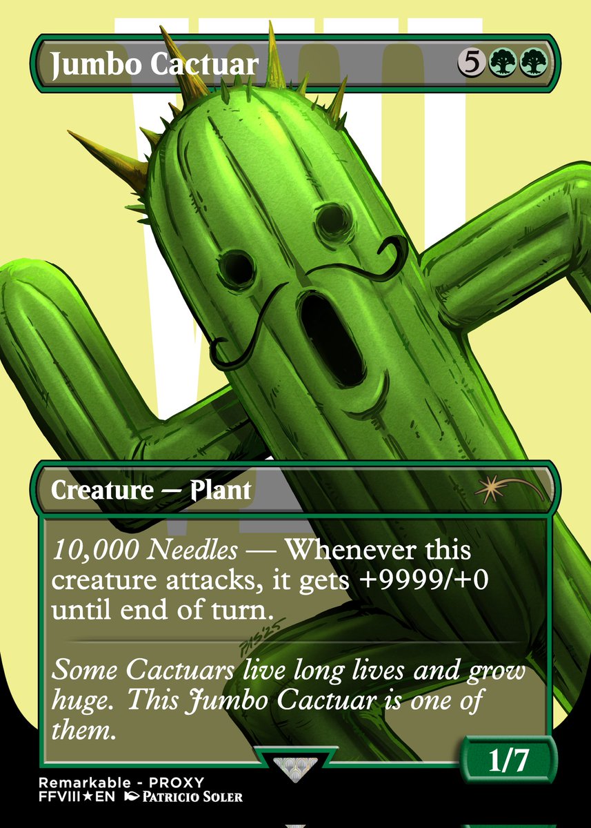 mtg lord of the rings collector booster box Jumbo Cactuar [FINAL FANTASY] | MTG Single main image 0
