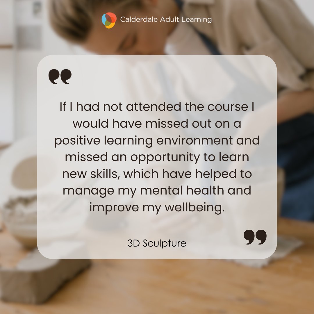 LearningCAL's tweet image. Art classes aren't just about learning to paint or sculpt, they're also beneficial to our mental and physical wellbeing!

Not only does being creative help you to feel relaxed and stress-free, you also build your fine motor skills and coordination.