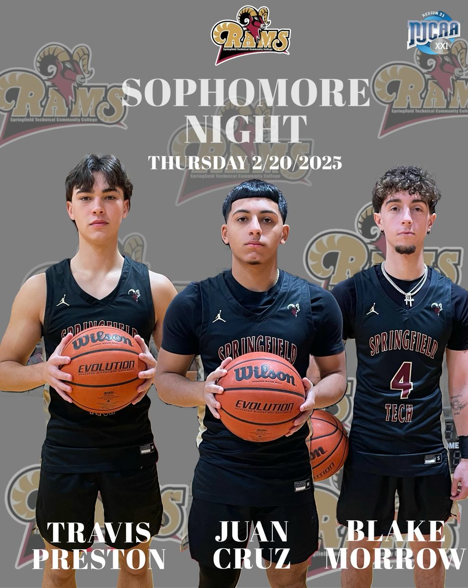 STCC Men’s Basketball (@stccmbb) on Twitter photo SOPHOMORE NIGHT! <a href="/STCCMBB/">STCC Men’s Basketball</a> vs Community College of Rhode Island
📍One Armory Square, Springfield, MA
⏱️ 6:00 pm Thursday 2/20
🏟️ Scibelli Hall (B2), GYM
💻 Livestream youtube.com/@springfieldte… SOPHOMORE NIGHT! <a href="/STCCMBB/">STCC Men’s Basketball</a> vs Community College of Rhode Island
📍One Armory Square, Springfield, MA
⏱️ 6:00 pm Thursday 2/20
🏟️ Scibelli Hall (B2), GYM
💻 Livestream youtube.com/@springfieldte…
