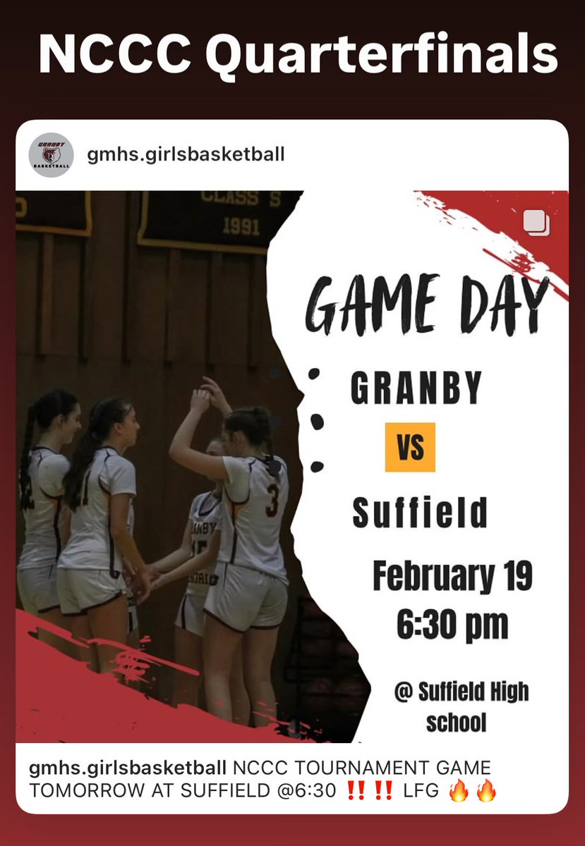 Granby Girls Basketball tweet media