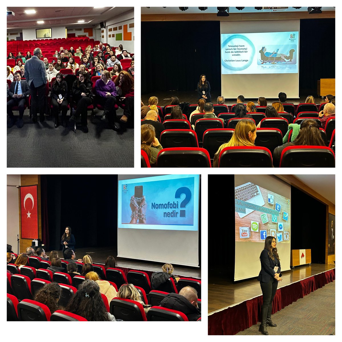 Temalı çarşamba toplantılarımızda bu hafta, teknoloji ve sosyal medya kullanımında öğrenci, öğretmen, veli tutumları nasıl olmalıyı tartışarak, haftalık genel kurul toplantımızı gerçekleştirdik.