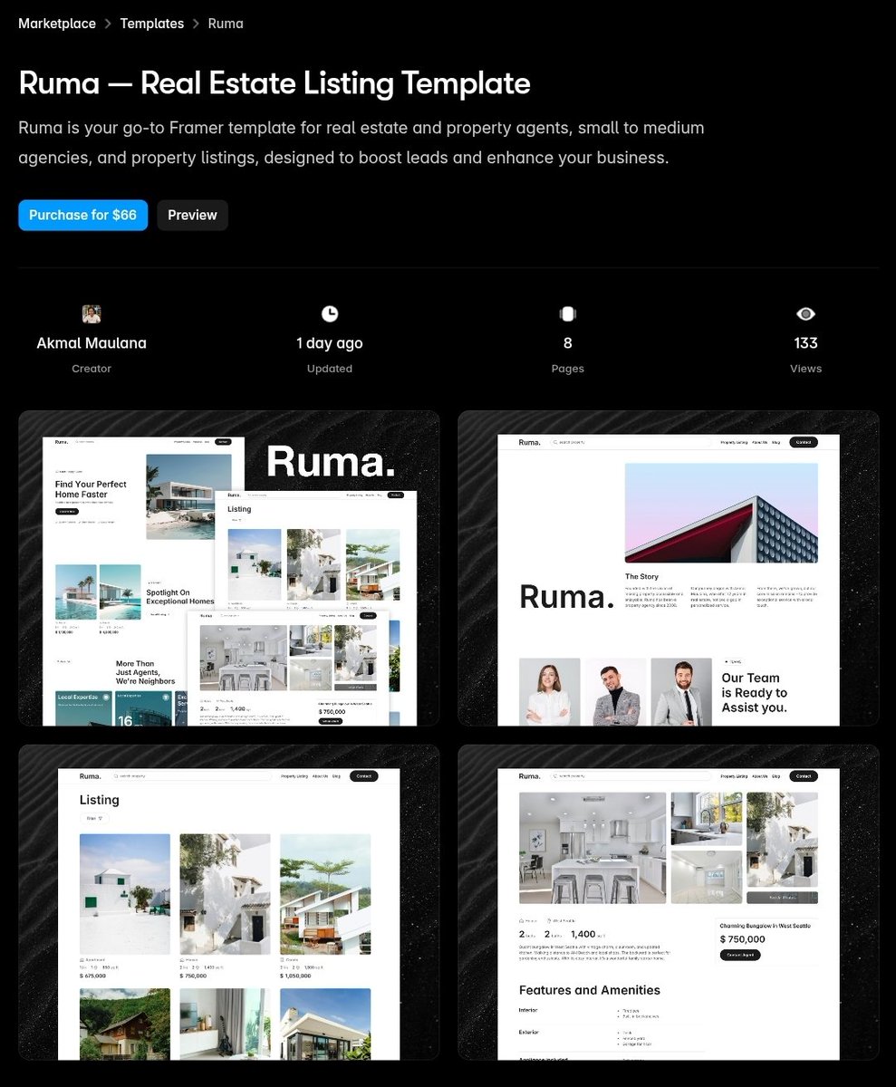 Finally, my first #Framer template👏
Semoga menyusul template2 lainnya
