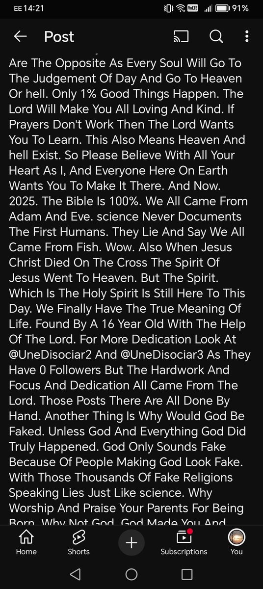 UneDisociar's tweet photo. The True Meaning Of Life. God Bless. Amen https://t.co/OKaKpINfZ3