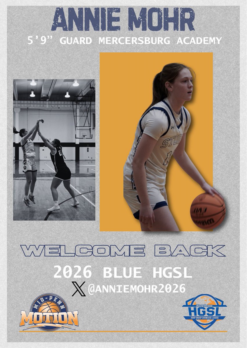 Welcome back <a href="/anniemohr2026/">Annie Mohr</a>