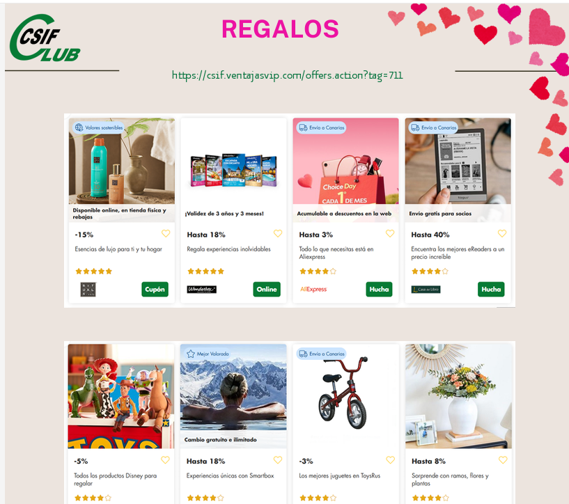 CsifUsc's tweet photo. Ya puedes disfrutar de la nueva revista del Club CSIF en la que cada mes te mostraremos las ofertas más interesantes.   Un ejemplo en la imagen
¿Qué todavía no formas parte del Club CSIF? 
Date de alta ahora mismo y alucina con los descuentos que tenemos para ti
#CSIF
#ClubCsif https://t.co/XY1xc7Q11u