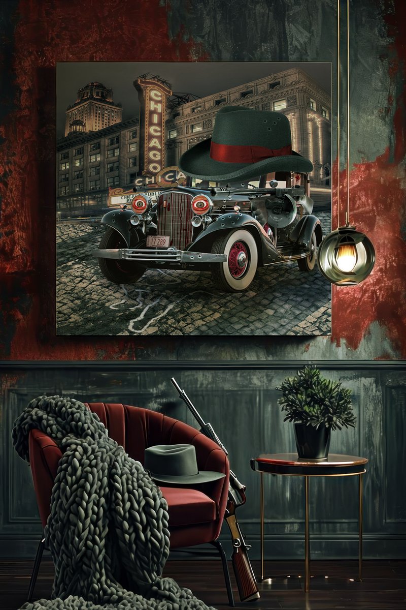 ArtSyndrome75's tweet photo. https://t.co/R1AgCelZvy
In a world of bootleggers and backroom deals, Don Cadillacchio rules the roads with style… and deadly precision. Step too close, and you might just end up part of the scenery.
#DonCadillacchio #KillerCar #GangsterAesthetic #SurrealCollage #MobBossVibes https://t.co/76aNs5IUvR