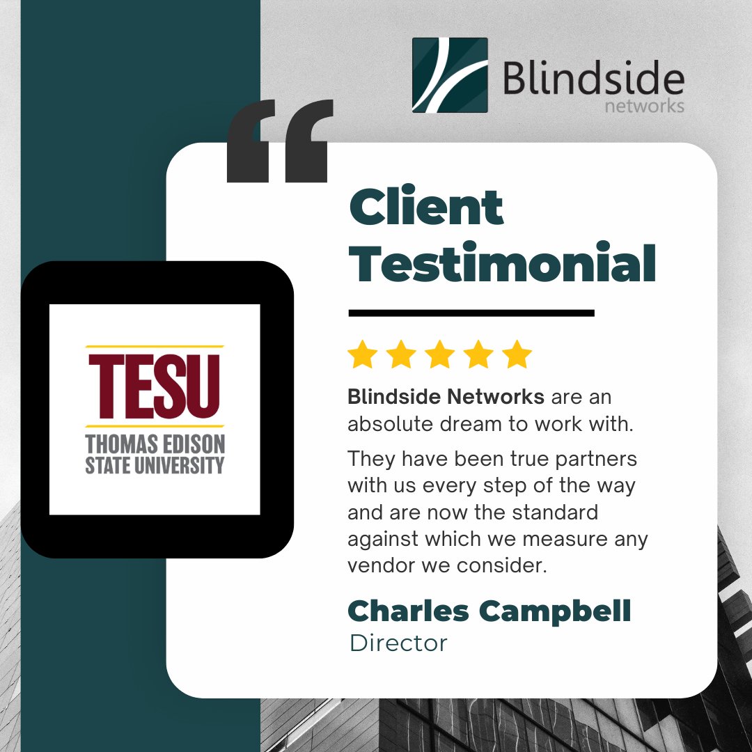 blindsidenetwks's tweet image. 👨‍🎓Meeting academic goals requires top tech performance! This @tesu_edu testimonial captures our dedication to our partners. We excel in collaboration and going the extra mile. Ready to optimize your #BigBlueButton #VirtualClassroom? Reach out to us today. #EdTech