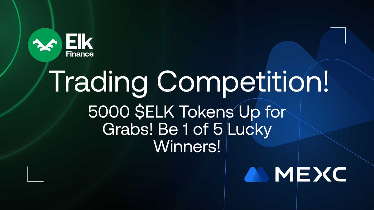 🦌 Competition time!!!🦌

🎉 5000 ELK up for grabs.

💫 5 lucky winners drawn at random winning 1000 ELK each!

⁉️ How

1/2