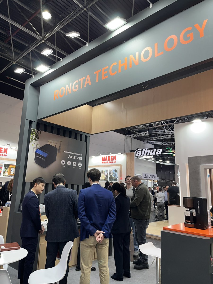Rongta day 2 in EuroCIS 2025. 
Great to seeing old friend and meeting new people today.
Be sure to stop by stand 9A76
Showcasing and live demo of our AI scales.
Let's discover, discuss, explore how the AI innovation bring us to a new world.
#rongta #EuroCIS2025 #Scale