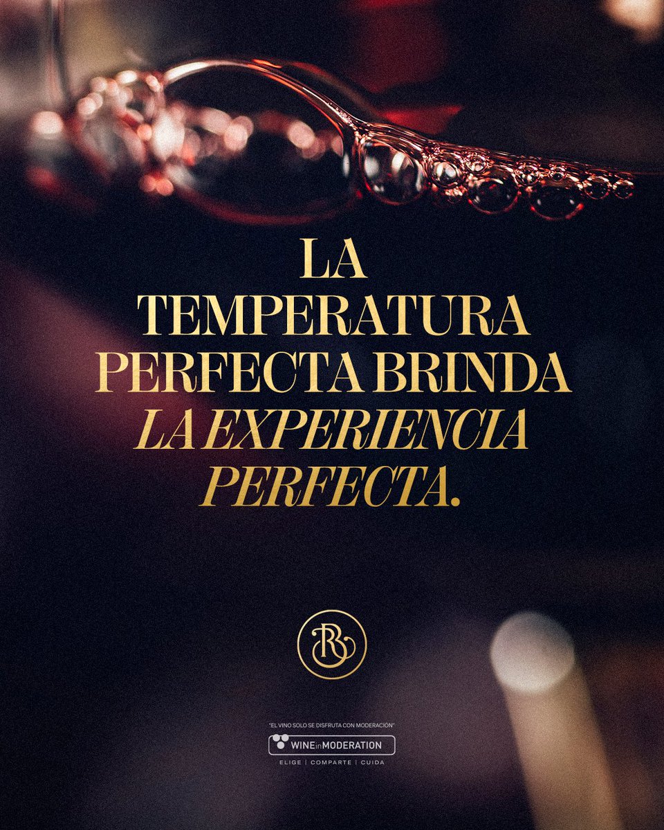 Discover the ideal serving temperature for each wine
and unlock its full range of flavours and aromas. Enjoy
your passion for wine even more with our Spanish
Wine Academy.

…ishwineacademy.bodegasramonbilbao.com

#RamónBilbao #RamonBilbaoWines
#RamónBilbaoLovers #Bodega