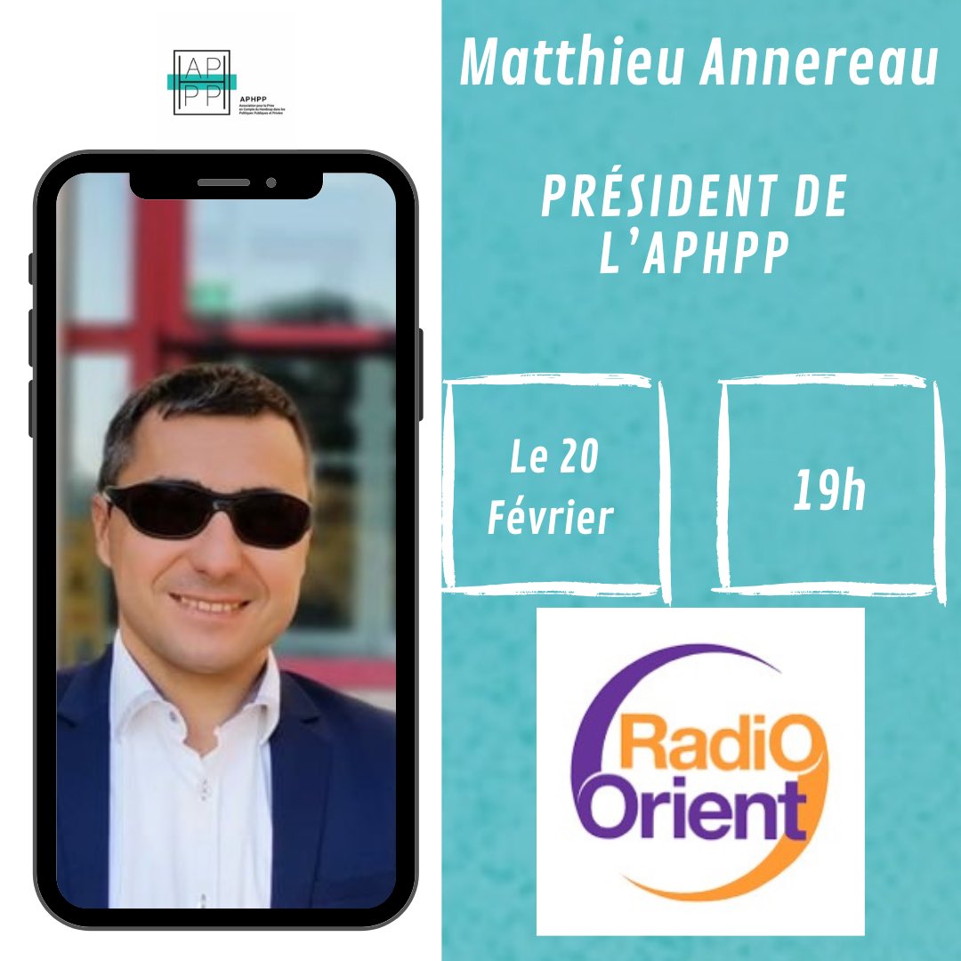 AssoAPHPP's tweet photo. Demain à 19h retrouvez notre président @MAnnereau sur @radioorient qui a répondu aux questions d’@AlexisBachelay à propos des 20 ans de la loi du 11 février 2005. #handicap https://t.co/jRPxgzFYv1