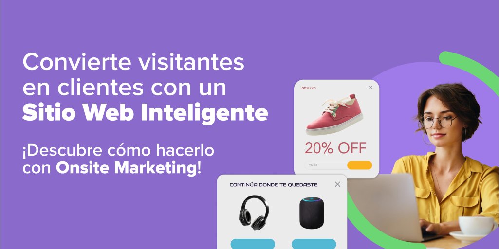 fromDoppler's tweet image. Para convertir visitas a tu #SitioWeb en ventas, debes brindar una experiencia personalizada y superadora.

🤩 Descubre cómo hacerlo con #OnsiteMarketing: