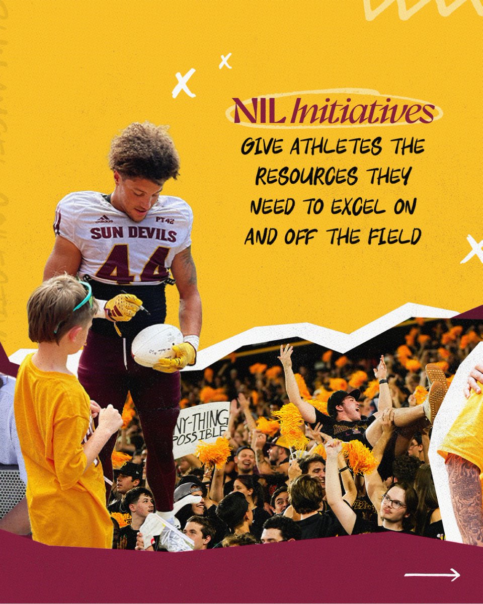 SunAngelNIL's tweet image. 🔱 The legacy isn't just about wins and losses—it's about YOU, Sun Devil Nation! 

Help us reach 10,000 members! 

Ready to be part of history? Hit the link in our bio to join and help us #BuildTheLegacy 🔆

#ForksUp #SunDevilNation #ASU #GoDevils #SunAngels #CollegeSports