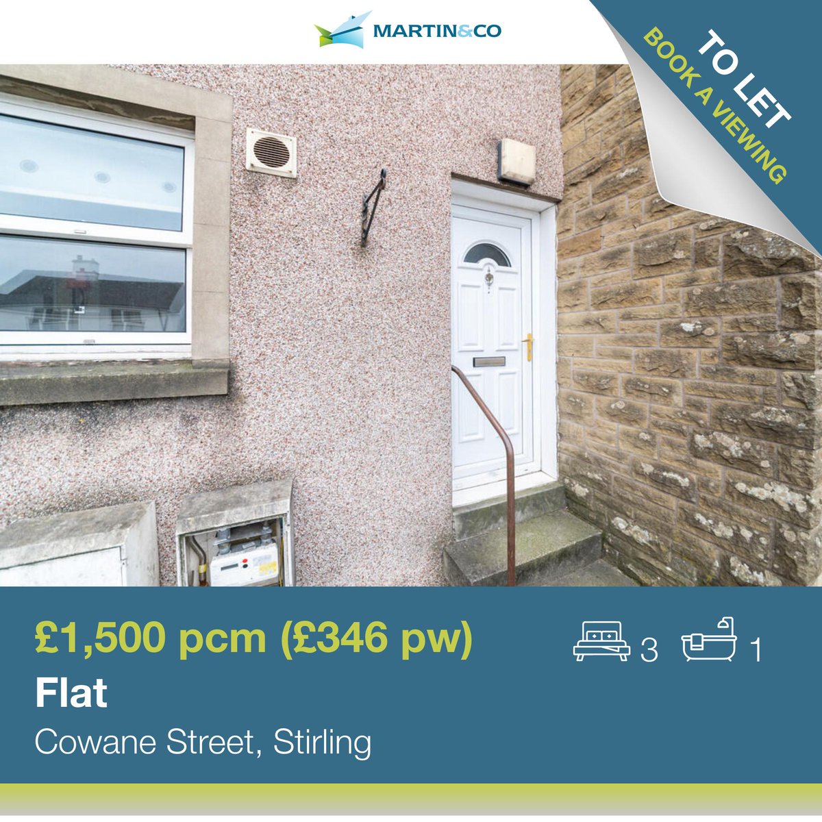 mac_stirling's tweet photo. Cowane Street, Stirling
To Let: £1,500 pcm (£346 pw)
MARTIN&amp;CO are delighted to bring to market this well presented three bedroom HMO apartment situated ...
Call us 01786 448812 https://t.co/Gr5otoBEiS #Alloa #FK7 #rentalproperty #tenants https://t.co/EJsFDRRmPc
