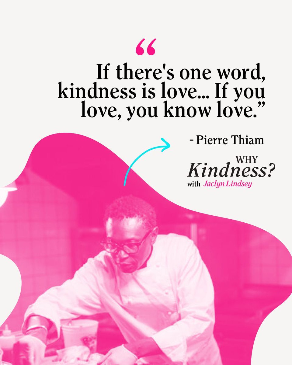 Double tap to show some love 💙 

Our friend @chefpierrethiam reveals the secret ingredient to every act of kindness: love.

To find out the science behind #kindness and more, please join us at kindness.org.

#bekind #choosekindness #chooselove #love #kindquote