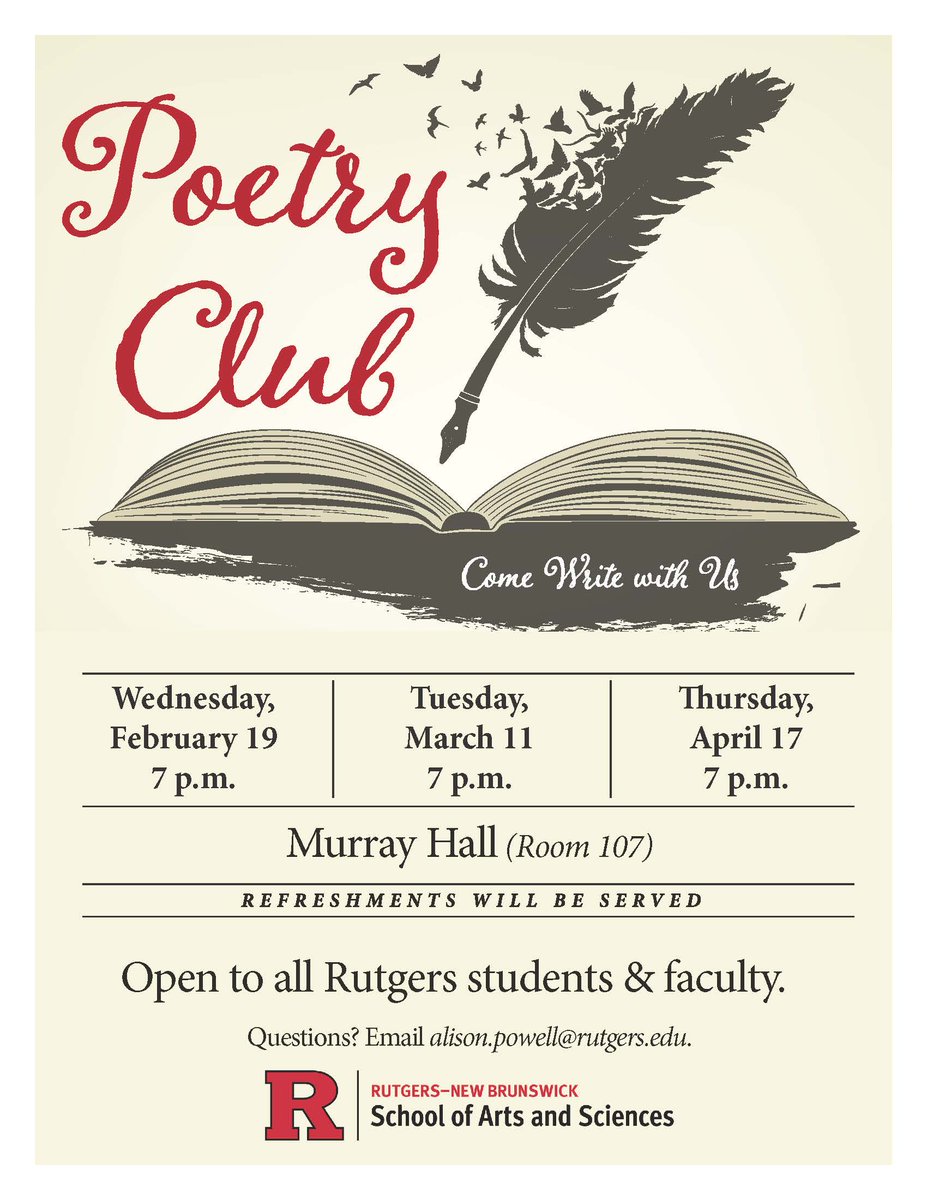 Rutgers Writers House (@ru_writershouse) on Twitter photo 