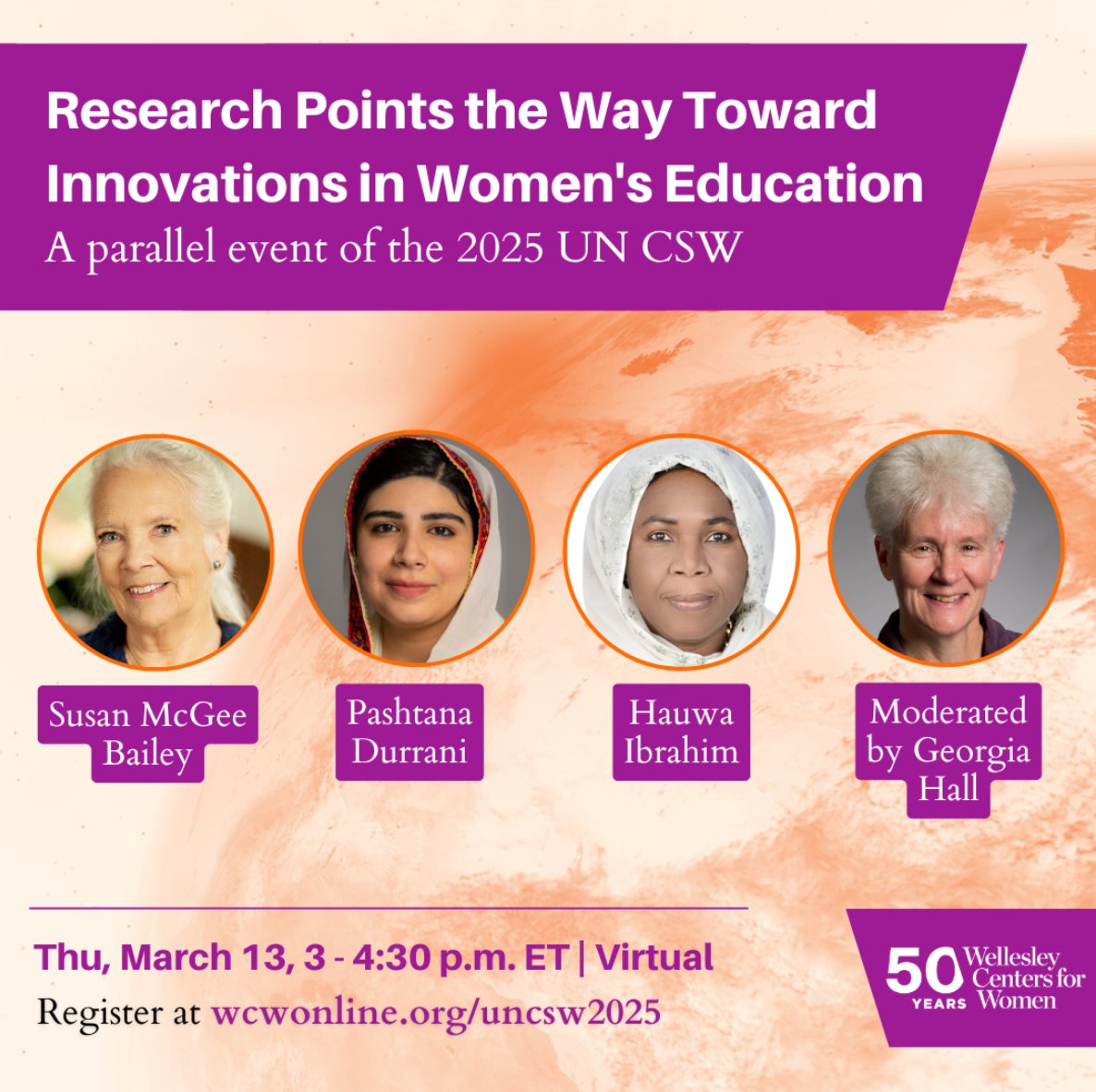 Excited to speak at <a href="/WCWnews/">Wellesley Centers for Women</a>'s #CSW2025 webinar on women’s education! Joining amazing experts to discuss research &amp; innovation for gender equality in education.  

📅 March 13, 2025 | 3-4:30 PM ET | Virtual
Register: wellesley.zoom.us/webinar/regist… 

#WomensEducation #GenderEquality
