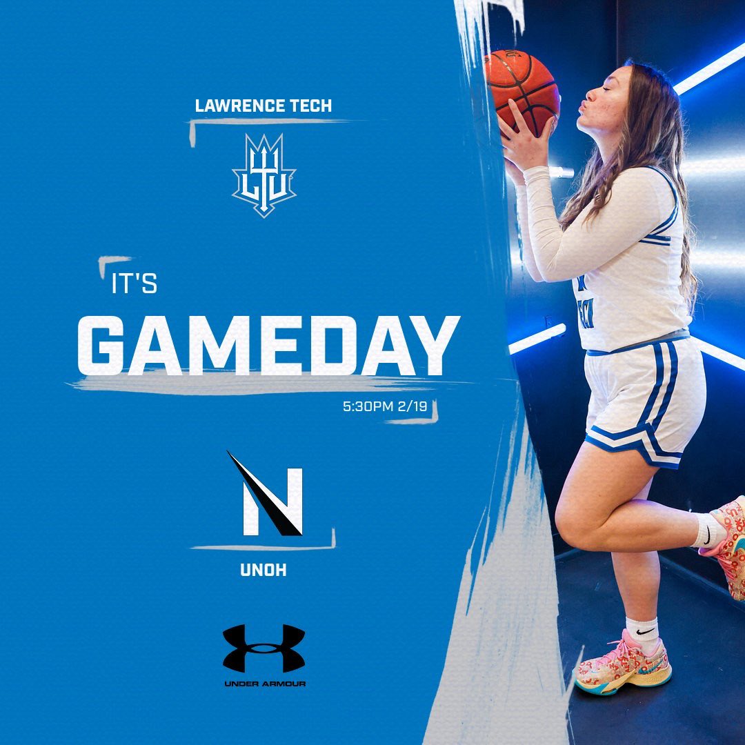 🔵 GAME DAY 🔵
🆚 University of Northwestern Ohio 
📍Don Ridler Field House 
🔗 ltuathletics.com/watch/?Archive…