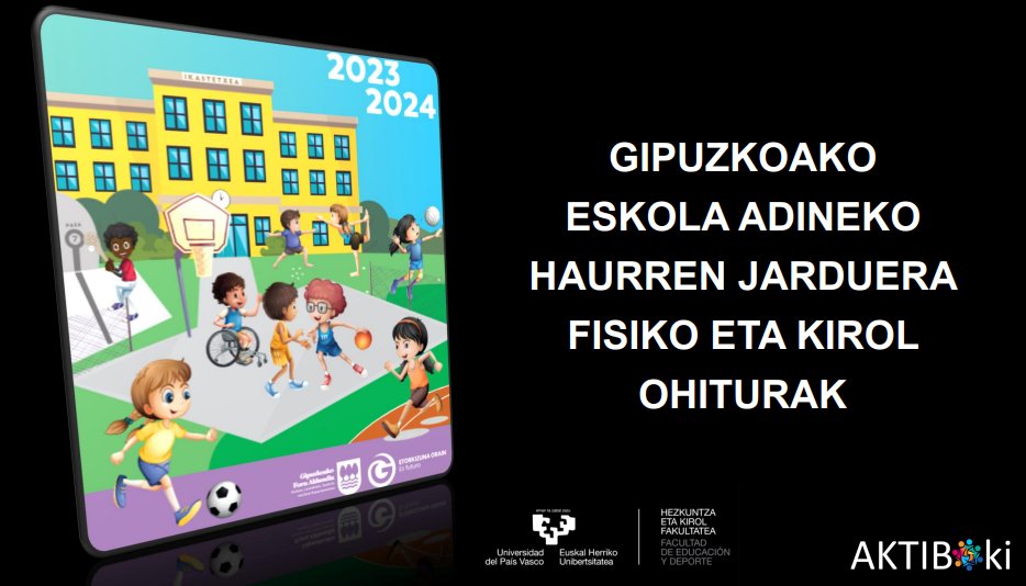 Mugiment (@mugimenteuskadi) on Twitter photo 🔴(eu) <a href="/upvehu/">UPV/EHU</a>-ko <a href="/Hezkuntzakirola/">Facultad de Educación y Deporte EHU</a> fakultatearen eskutik: Gipuzkoako eskola adineko haurren jarduera fisikoa eta kirol ohiturak 2023-2024.
🔗labur.eus/BOCSr
🔵(es) Hábitos de #ActividadFísica y deporte de escolares de <a href="/GipuzkoaKirolak/">Gipuzkoa Kirolak</a> 2023-2024.
🔗labur.eus/suPaK 🔴(eu) <a href="/upvehu/">UPV/EHU</a>-ko <a href="/Hezkuntzakirola/">Facultad de Educación y Deporte EHU</a> fakultatearen eskutik: Gipuzkoako eskola adineko haurren jarduera fisikoa eta kirol ohiturak 2023-2024.
🔗labur.eus/BOCSr
🔵(es) Hábitos de #ActividadFísica y deporte de escolares de <a href="/GipuzkoaKirolak/">Gipuzkoa Kirolak</a> 2023-2024.
🔗labur.eus/suPaK