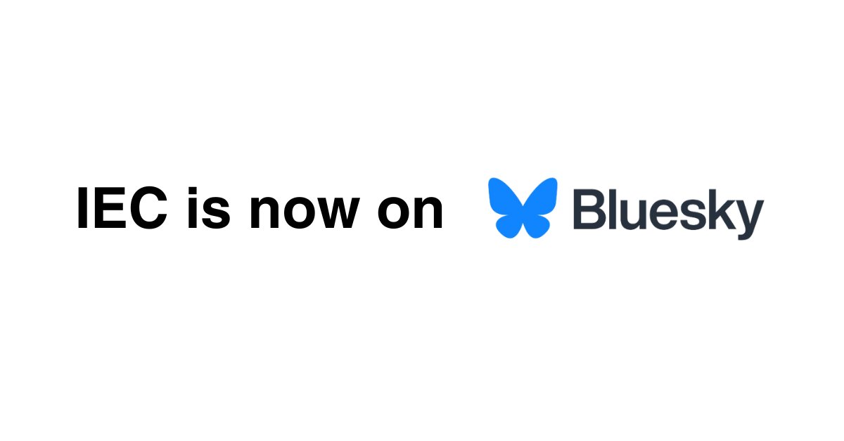 IEC is now on Bluesky! 

Follow us there: bit.ly/iec_bluesky