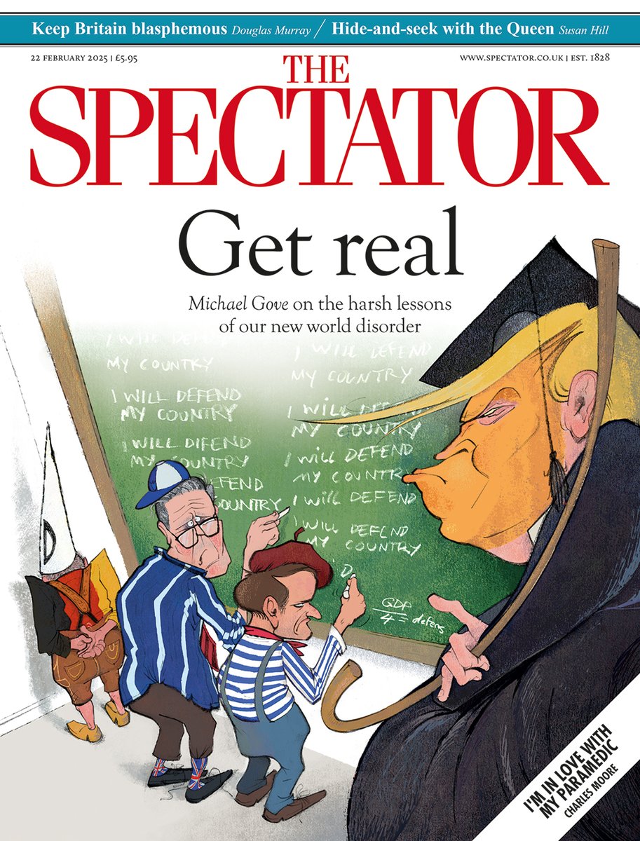 🗞️ Get real: Michael Gove on the harsh lessons of our new world disorder

✍️ Also in the mag:

• Michael Simmons: Is the state funding fanaticism?
• Douglas Murray: Keep Britain blasphemous
• Prue Leith: How to ski when you hate skiing
spectator.co.uk/subscribe-now