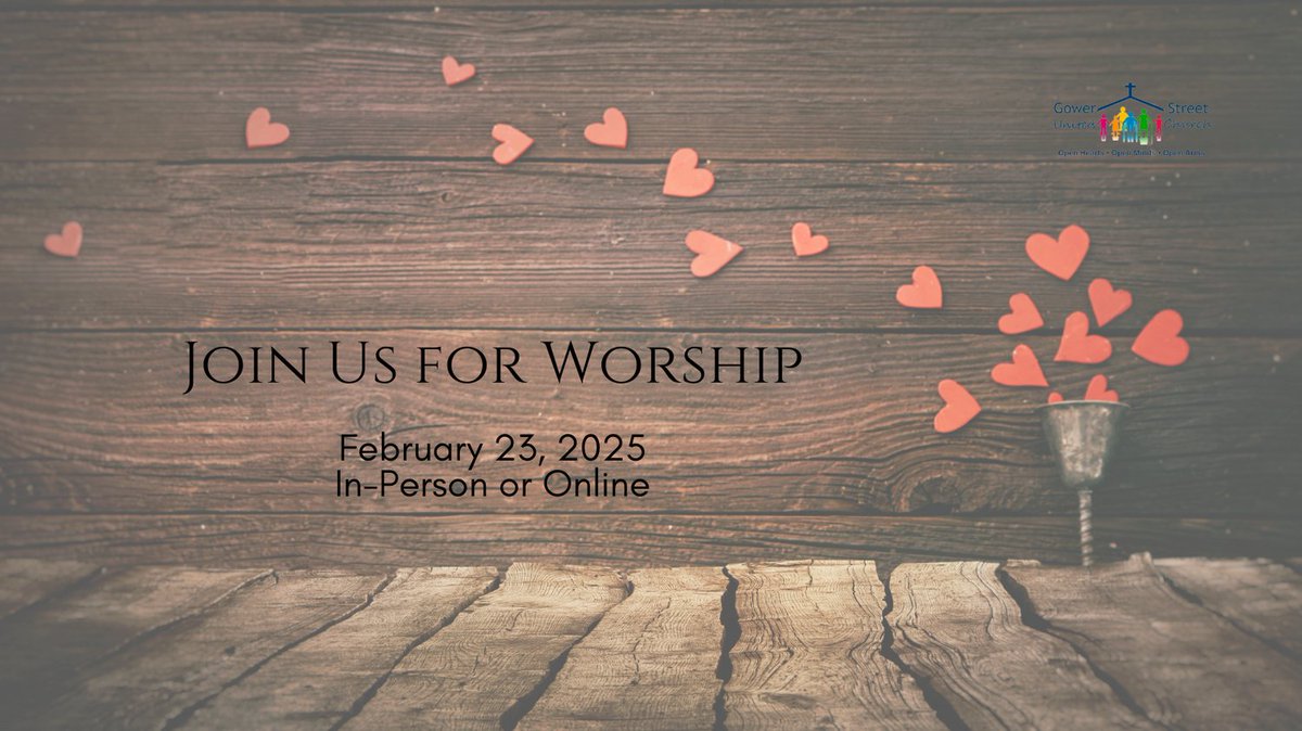 We hope you can join us for worship this Sunday, February 23, 2025, the seventh Sunday after Epiphany.

#UCCan #WhatsUpAtGower #UCCeast #AffirmUnited