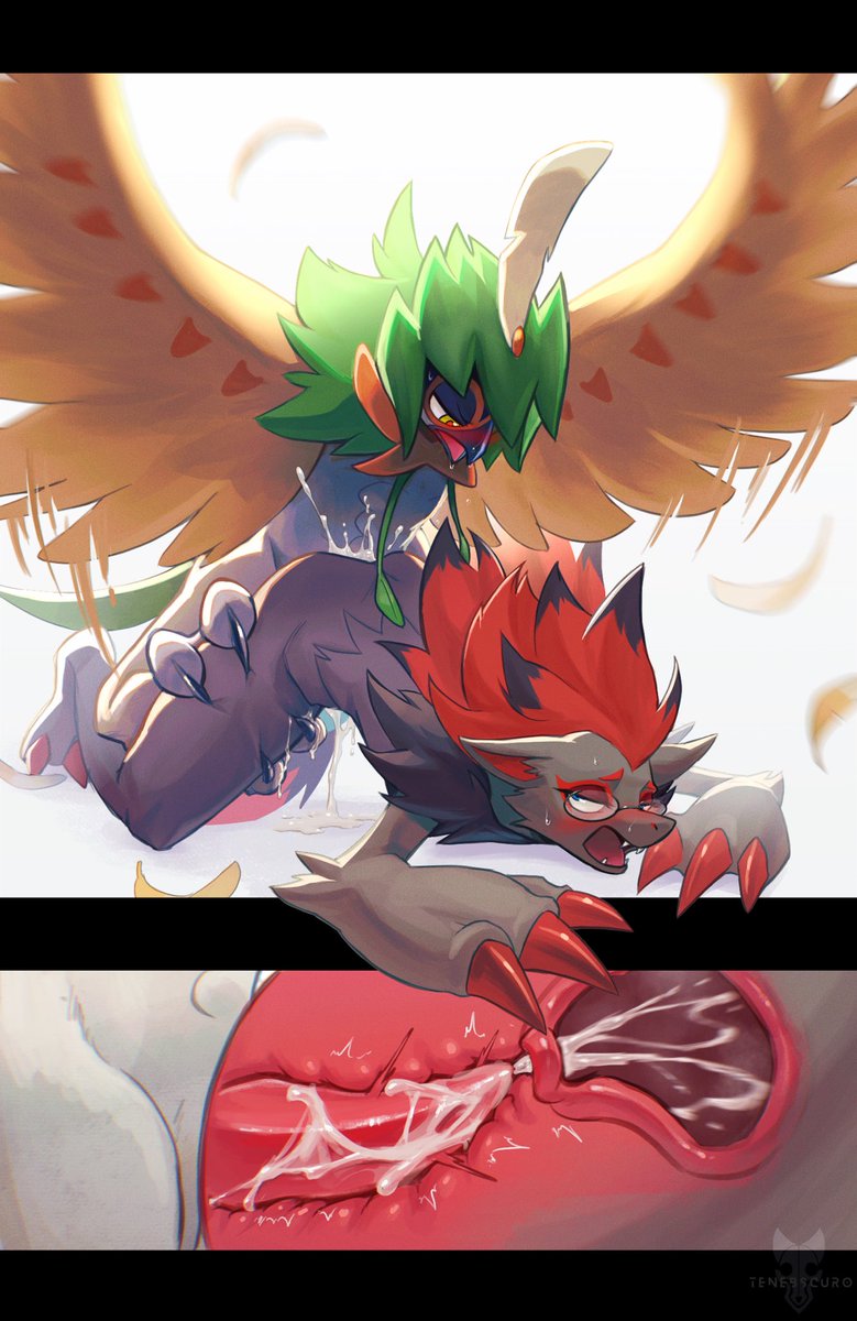 tenebscuro's tweet photo. [Comm] Owl Propose

Commission for Kura

Owls have a habit of giving their prey to females as a courtship behavior. Zoroark, unaware of this, accepts the gift. She does not know that this is a sign of acceptance of courtship. https://t.co/48wTcPr6jH