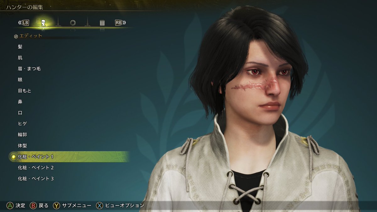 wbc36_arks's tweet photo. 結局いつもの黒髪赤目の女キャラの方にクリエイトしちゃったんで再現不可能になっているアオガネベースの褐色男 https://t.co/Xtt5fvnheM