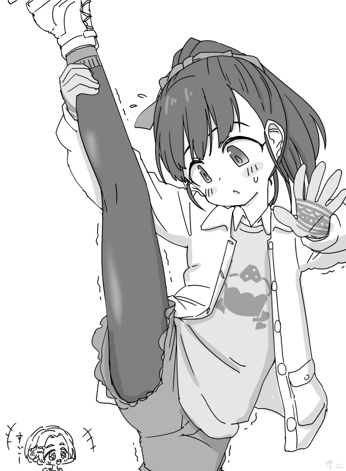 かなり足が上がった福山舞ちゃん… 