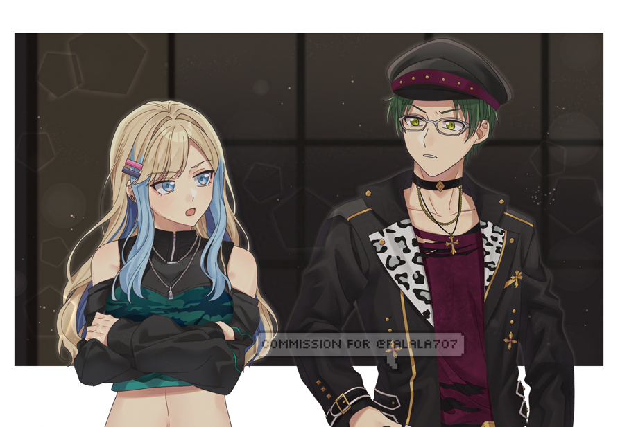 masterhandss's tweet photo. commission for @falala707 🩵💚 https://t.co/8vJIIf0HaM