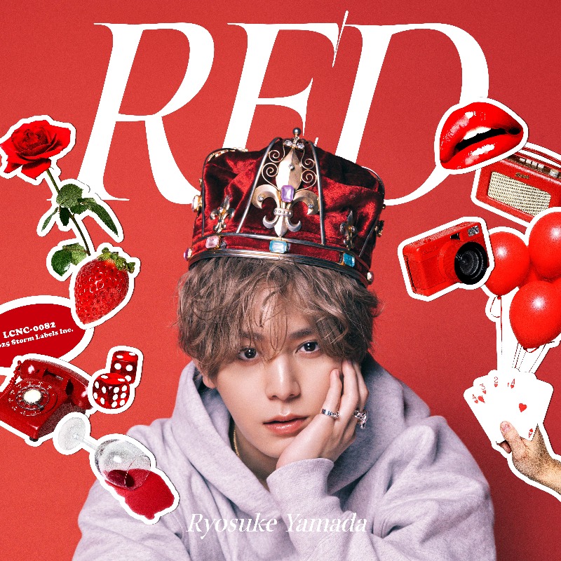 山田涼介 「RED」 Deep RED盤 アルバム ファミクラ限定 AL「#RED」ジャケ写解禁 ＆ ファミクラストア オンライン限定 Deep RED