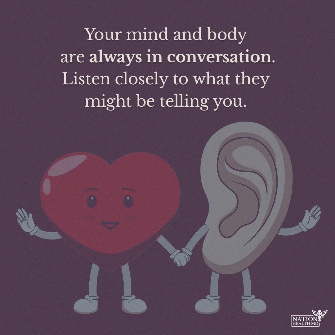 Every emotion could be a signal, and the body might respond in ways we don’t even realize. 🌿💆‍♀️

Do you agree? 💭💜

#nationhealthmd #healing #wellness #selfcare