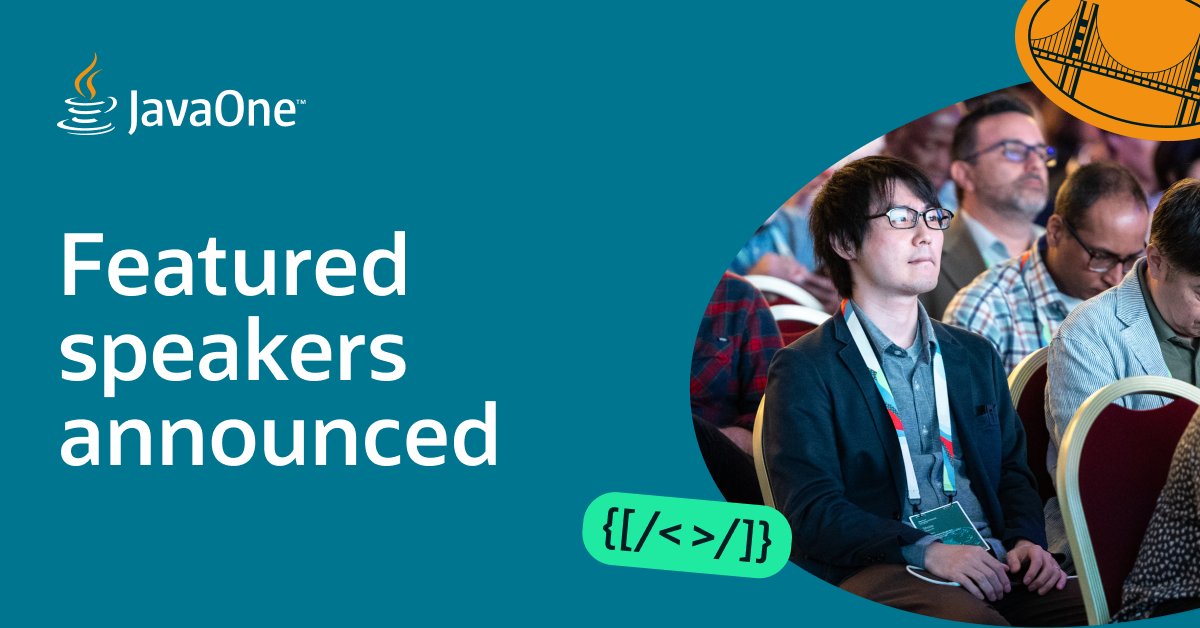 You don't want to miss our world-class lineup of featured speakers coming to #JavaOne! 

Learn more about our featured speakers: social.ora.cl/6017IiZ8z