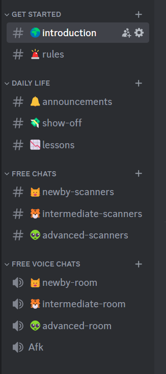 This is how the server is structured!

I'm making the last adjustments... 🤑
