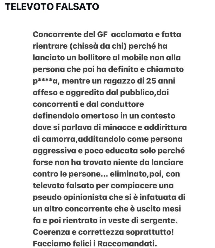 im77ma's tweet photo. Tutto permesso dal regolamento usare bot? Televoto truccato!!! 
#faterientrareAlfonso #NoAlfonsoNoGf #GranderFratello https://t.co/1KQZTMmrsK