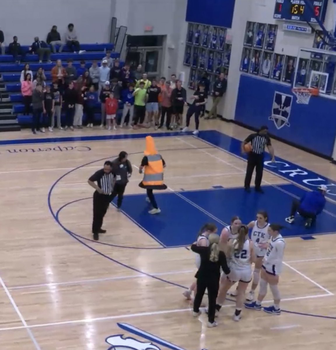 CTK WBB (@ctkwbb) on Twitter photo Thank you to the conference’s best student section!
Can’t tell you how much we appreciated your support last night! You made a huuuuge difference. Thank you! 💙
A special shout out to Owen the Cone - thanks for keeping our players safe! 🤣
See you Friday!! ⚔️
<a href="/CTKCrusaders/">CTK Crusaders</a> Thank you to the conference’s best student section!
Can’t tell you how much we appreciated your support last night! You made a huuuuge difference. Thank you! 💙
A special shout out to Owen the Cone - thanks for keeping our players safe! 🤣
See you Friday!! ⚔️
<a href="/CTKCrusaders/">CTK Crusaders</a>