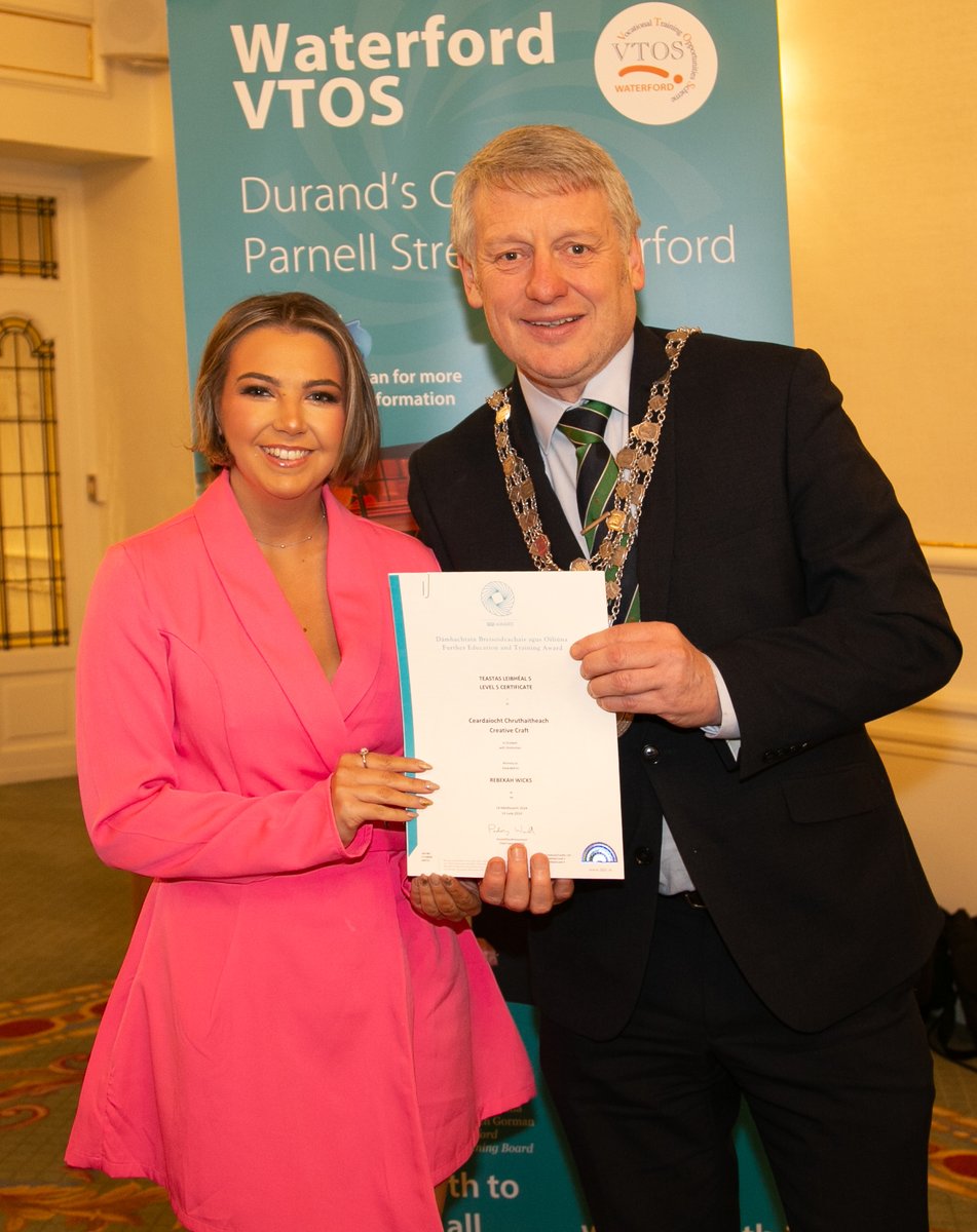 Congratulation's to all our students ,partners and family supporting  them on their journey back to education with Waterford VTOS  who attended our 30th Annual VTOS Awards night in the Granville Hotel
Please some pictures from the night.