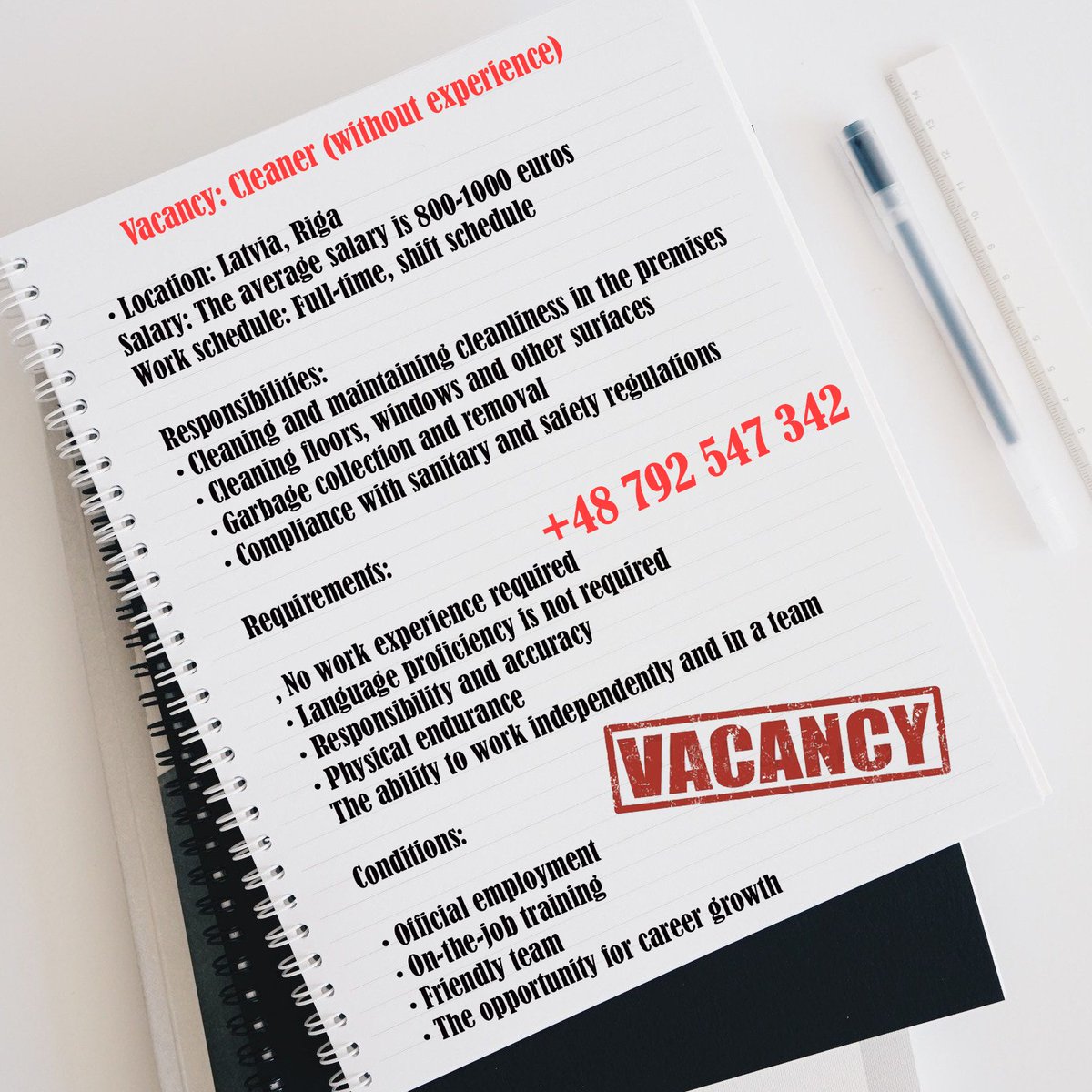 WorkPermitEU's tweet photo. Hello everyone, I have a job in different EU countries, I will be glad to cooperate! +48 792 547 342 whatsapp
#vacancy #workpermit #latvia #indiawork #workeurope #asian #Bangladesh #Workers #workvisa #visa https://t.co/bnOWefm38i