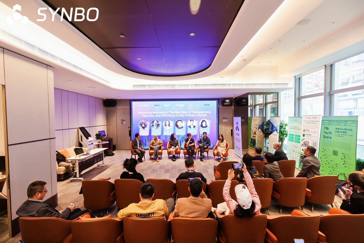 INOVAITECH's tweet image. 🚀 Inovai was thrilled to join Unlocking the Future of Primary Market Innovation, hosted by @SynboLabs, opening up primary market investments to all with expert insights and real funding connections! 🌍✨

At the event, Inovai co-founders Soon Duncan &amp;amp; Roy Zhang shared our vision…