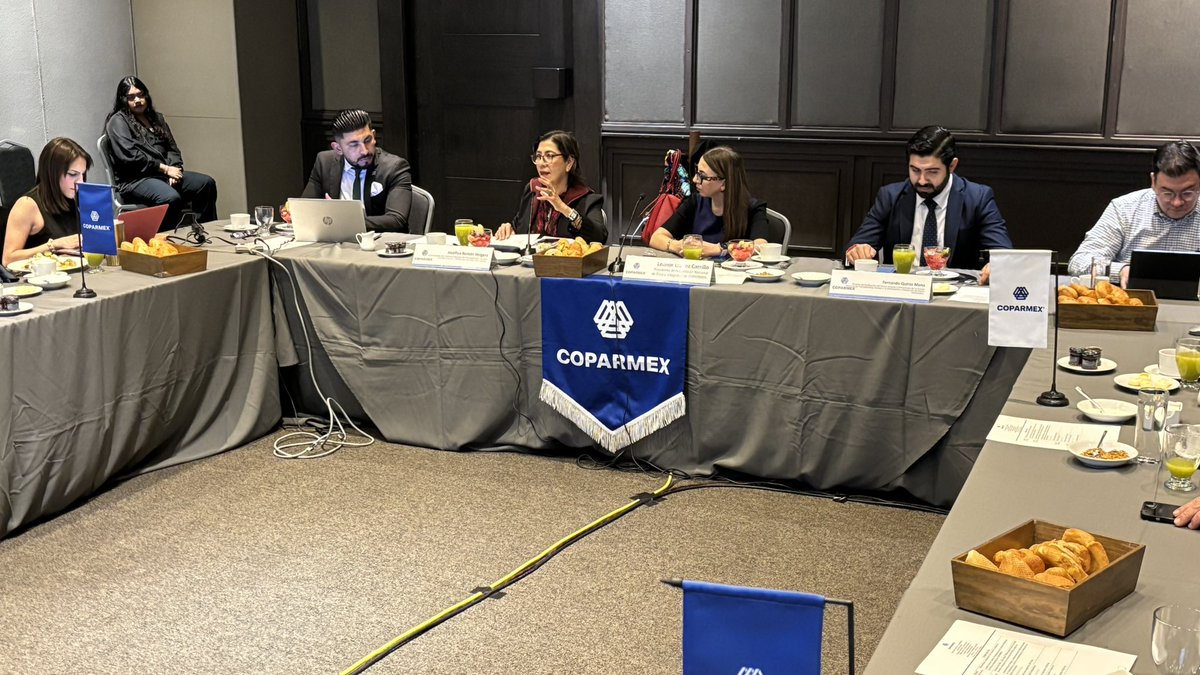 JosefinaRomanV's tweet photo. 📌Imparto la ponencia 'Después del INAI ¿Qué sigue? Retos para el sector privado durante y después de la transición del instituto', coordinado por la Comisión Nacional de Ética e Integridad de @Coparmex.
Presenta y preside @leonorquiroz. https://t.co/bUpxkZ8vna